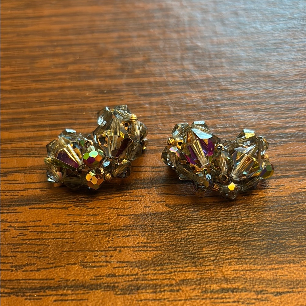 Crystal Cluster Earrings